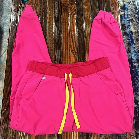 Figs Hot Pink Zamora Joggers S - Picture 3 of 9